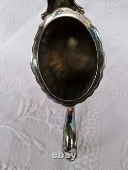 4 × Antique Victorian Thomas Otley & Sons Sheffield Engrave Silver Plate Tea Set
