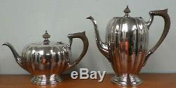 4 PC Windsor Castle Silverplate Tea Set Teapot Coffee Pot Reed & Barton