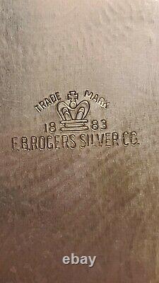 4 Pc Towle Louis Philippe Silverplate Tea/Coffee Set plus FB Rogers 1883 Tray