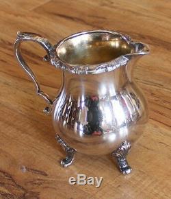 4 Pc Wallace La Reine 1100 Silver Tea Coffee Set