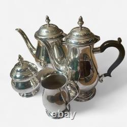 4-Piece Christofle Tea Set Silver Plate On Copper Sheffield 1800s