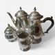 4-piece Christofle Tea Set Silver Plate On Copper Sheffield 1800s