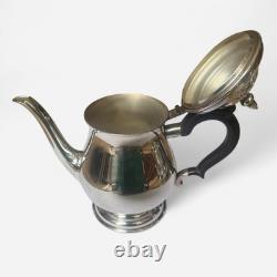 4-Piece Christofle Tea Set Silver Plate On Copper Sheffield 1800s