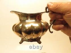 4 Piece Community Silverplate Melon Canada Tea Set Ca2d318