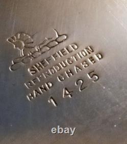 4 Piece Silver Plate Tea Coffee Service Melon Shape (Sheffield Reproduction)