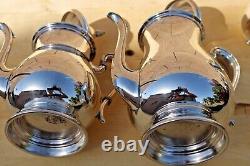 4 Piece Silver Plate Tea & Coffee Set Jamestown by Reed & Barton