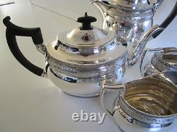 4 Piece Silver Plated Tea Set, Whytock & Sons Dundee, Circa 1910