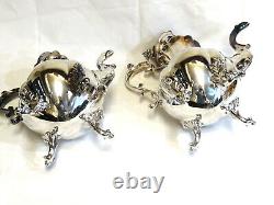 4 Piece Tea Set WINTHROP Reed & Barton TEAPOT Hot Cocoa COFFEE Pot SUGAR CREAMER