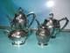 4p Wmf German Silver Plate Hm Art Nouveau Coffee Tea Pot Set Sugar Bowl I/ox Jug