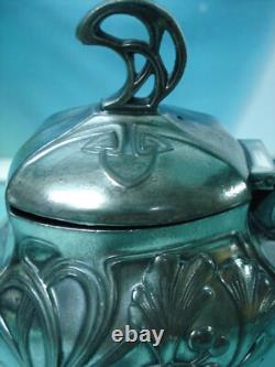 4p WMF German silver plate HM Art Nouveau coffee tea pot set sugar bowl I/ox jug