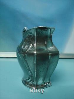 4p WMF German silver plate HM Art Nouveau coffee tea pot set sugar bowl I/ox jug