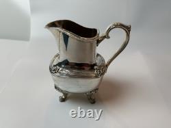 4pc Daffodil Pattern 1847 Rogers Bros Silver Plate Tea & Coffee Service Set