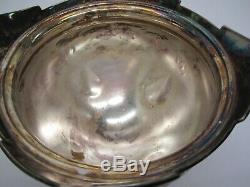 5 Pc Antique Meriden Britannia 1884 Silverplate Silver Plated Tea Coffee Set Urn