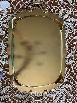 5 Pc Countess Tea Set 24k Gold-Electroplated Webster/Wilcox Intl. Deep Silver