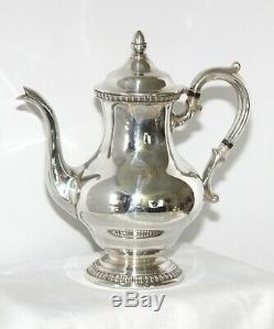 5 Pc Vintage Reed & Barton Silverplate Coffee/tea Set