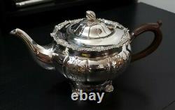 5 Pcs Hand Chased Rideau Plate Tea Set Birks G63 Silverware