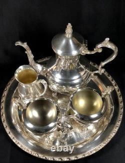5 Piece F. B. Rogers Silver Co Silver Plated Tea Set