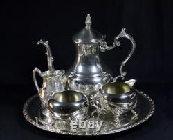 5 Piece F. B. Rogers Silver Co Silver Plated Tea Set