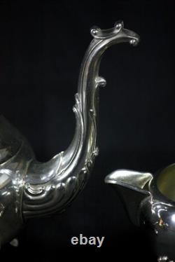 5 Piece F. B. Rogers Silver Co Silver Plated Tea Set