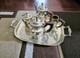 5-piece French Silver Tea / Coffee Set French Art Deco Style Including Tray