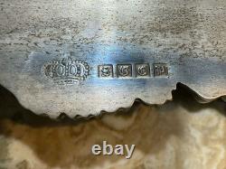 5 Piece Goldfeder Silver Co. Footed Coffee/Tea Service With Silver Plate Grapes