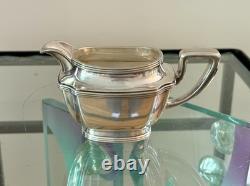 5 Piece International Silver Tea Set Silver Soldered Silver Plate High Quality