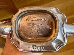 5 Piece International Silver Tea Set Silver Soldered Silver Plate High Quality