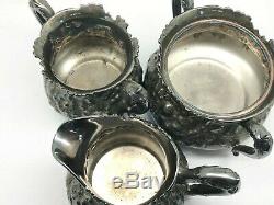 5 Piece Reed & Barton 3517 Silverplate Tea Set