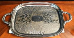 5 Piece Vintage Gorham Newport YB301-304 Silverplate Tea/coffee Set With Tray