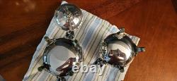 5 Piece Vintage Gorham Newport YB301-304 Silverplate Tea/coffee Set With Tray
