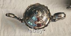 5 Piece Vintage Gorham Newport YB301-304 Silverplate Tea/coffee Set With Tray
