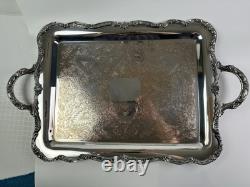 5 pc Daffodil Pattern 1847 Rogers Bros Silver Plate Tea & Coffee Service Set