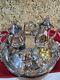 5-pc Set Wallace Baroque Silver Plate Tea Set And Coffee Service