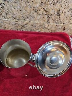 5-pc set Wallace Baroque silver plate tea set and coffee service