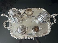 6 piece Wilcox Webster silver plated Tea Set