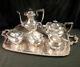 7pc Coffee & Tea Set Withtray E G Webster & Son Circa 1925 Silverplate