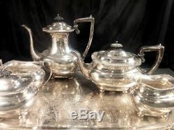 7Pc Coffee & Tea Set withTray E G Webster & Son Circa 1925 Silverplate