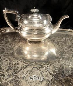 7Pc Coffee & Tea Set withTray E G Webster & Son Circa 1925 Silverplate