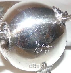 7pc Wm Rogers Towle Silverplate Tea Set 3 Pots 2 Creamers 1 Sugar + Large Tray