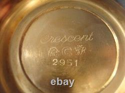 9 Pc Tea Coffee Service Fiesta Oneida Crescent 2950 B. Rogers Silver Co. Academy