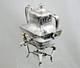 Antique American Silver Plated Tea Urn Samovar Teapot Meriden Britannia 19 Cent