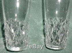 ANTQUE CHRISTOFLE FRANCE SILVERPLATE TEA TODDY GLASS HOLDERS with CRYSTAL INSERTS