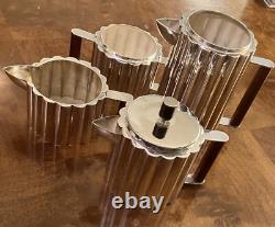 ART DECO BAUHAUS ILONKA KARASZ SILVER PLATE TEA COFFEE SET MMA Deskey Frankl
