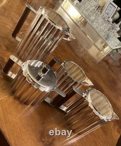 ART DECO BAUHAUS ILONKA KARASZ SILVER PLATE TEA COFFEE SET MMA Deskey Frankl