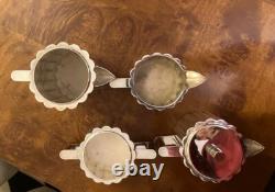 ART DECO BAUHAUS ILONKA KARASZ SILVER PLATE TEA COFFEE SET MMA Deskey Frankl