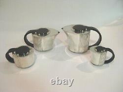 ART DECO ETCHEA COFFEE AND TEA SERVICE, Puiforcat, Christofle