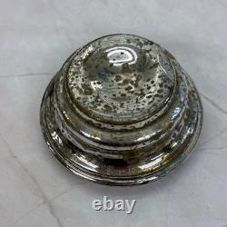 American silverplate Tipping Kettle, Grapevine Antique c. 1900 with burner