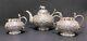 Anglo Indian Solid Silver Tea Set. Lucknow, 1890s. 634 Grams