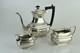 Antique 1920 Epns Nickel Silver Plate Tea/coffee Pot Set