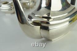 Antique 1920 EPNS Nickel Silver Plate Tea/Coffee Pot Set